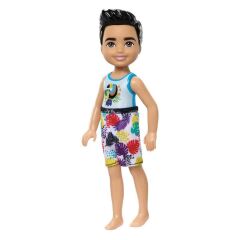 Barbie Chelsea Tatilde Bebekleri GLN73 - Esmer Erkek - Kuş Atletli Htk26