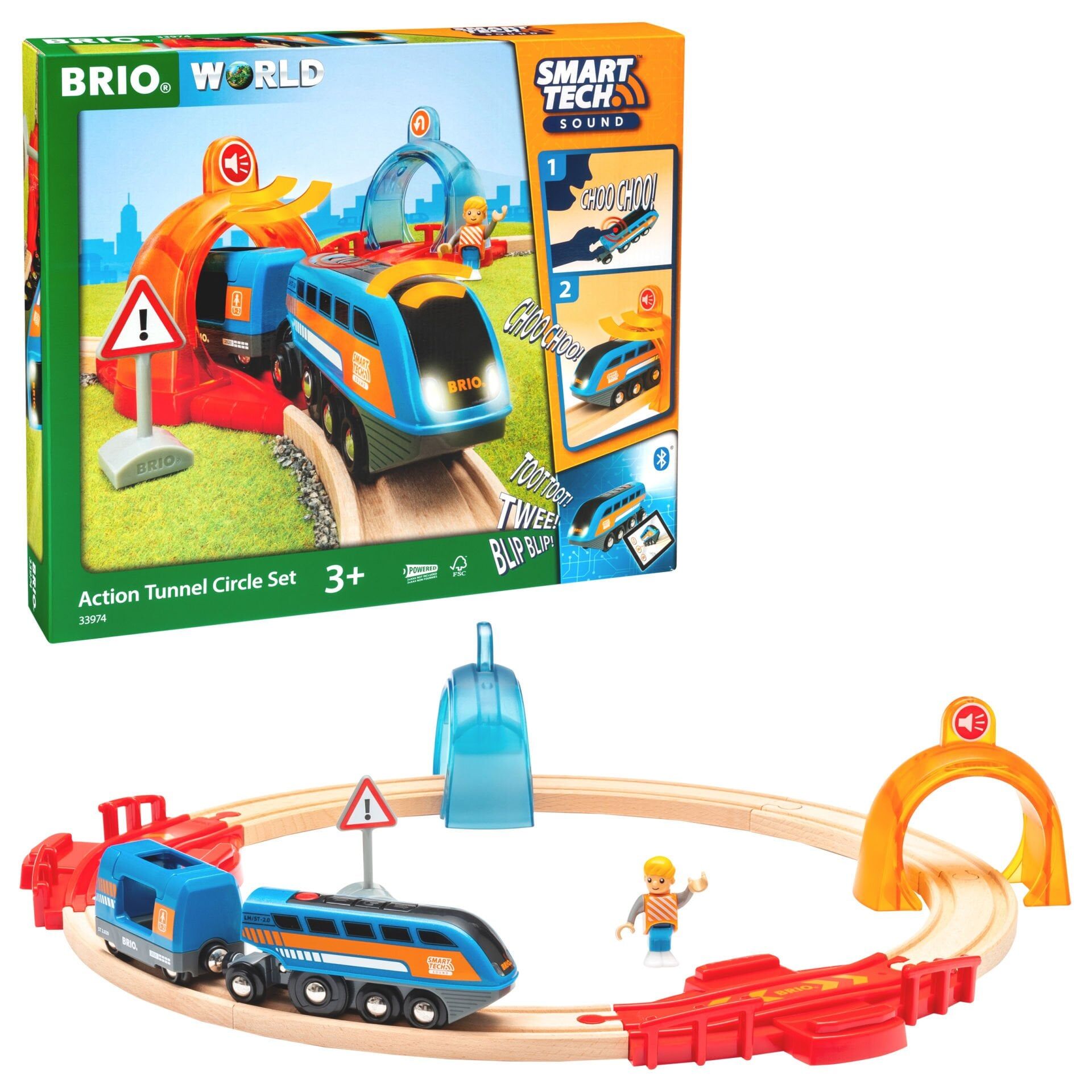 BRIO Aksiyon Tünel Daire Set (33974)