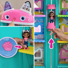 Gabby’s Dollhouse Sesli ve Işıklı İnteraktif Oyun Evi 73 cm