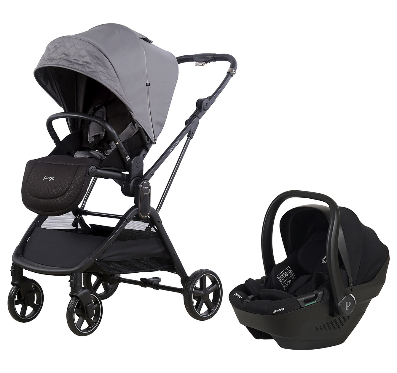 PREGO ARTEON İ-SİZE BEBEK ARABASI GRİ- 2410