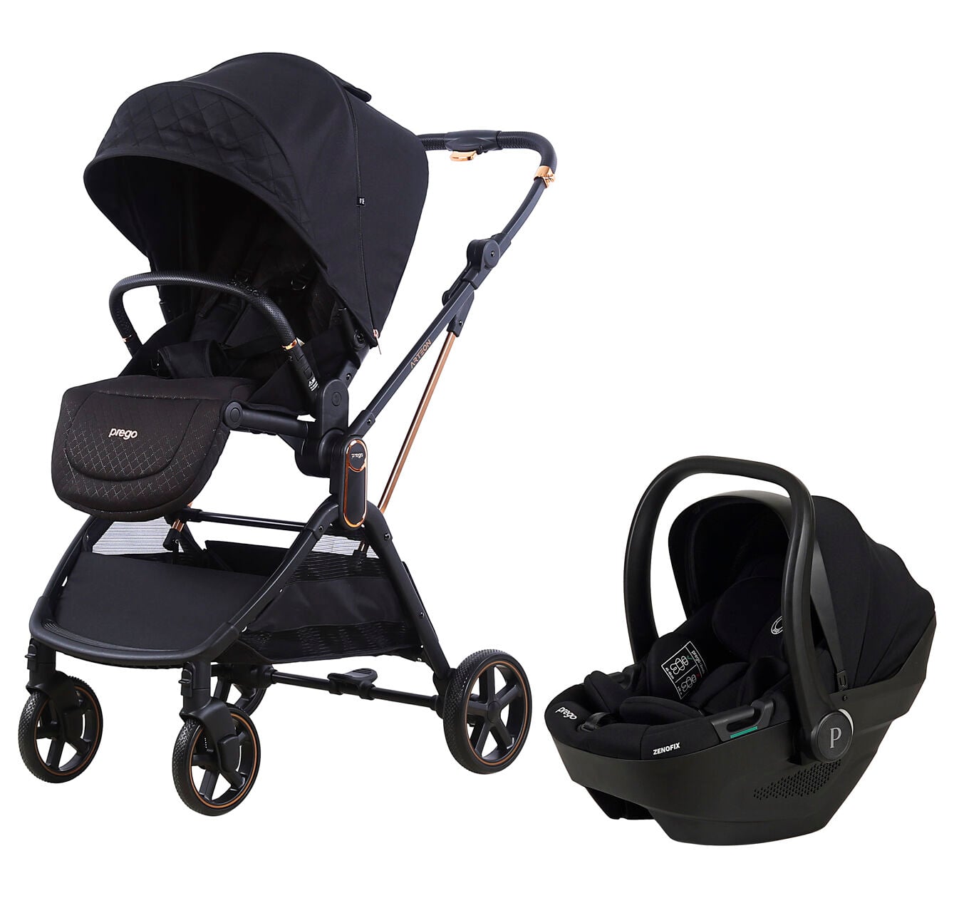 PREGO ARTEON İ-SİZE BEBEK ARABASI SİYAH- 2410
