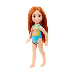 Barbie Chelsea Tatilde Bebekleri GLN73 - Kızıl - Flamingo Atletli Gln72