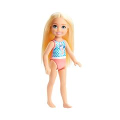 Barbie Chelsea Tatilde Bebekleri GLN73 - Sarışın - Denizkızı Atletli Jbg70