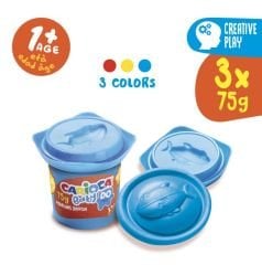CARİOCA® Bebek Oyun Hamuru 3 Renk X 75 GR 1+ Yaş