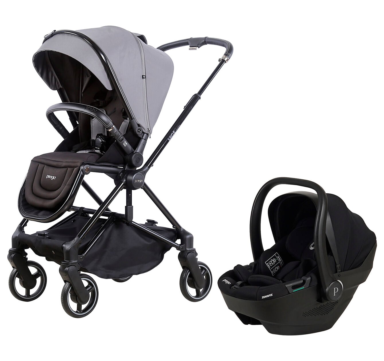 PREGO MİOS PREMİUM İ-SİZE BEBEK ARABASI GRİ-2415