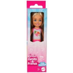 Barbie Chelsea Tatilde Bebekleri GLN73 - Sarışın - Çiçek Atletli Htk25