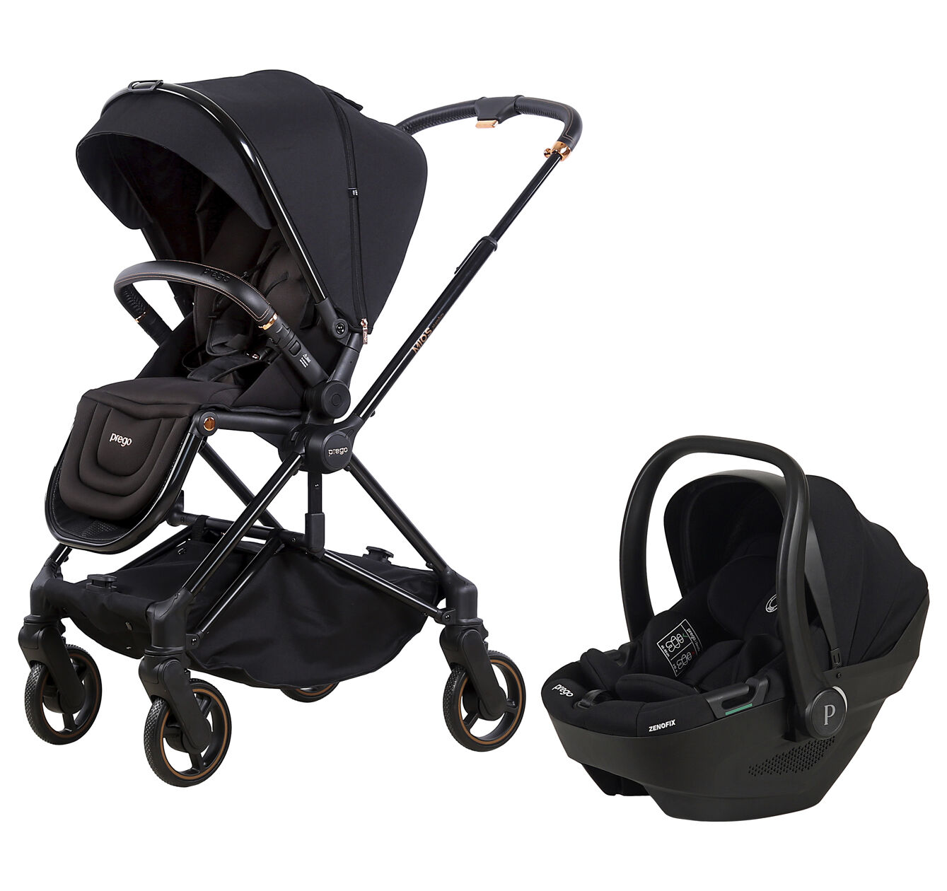 PREGO MİOS PREMİUM İ-SİZE BEBEK ARABASI SİYAH-2415