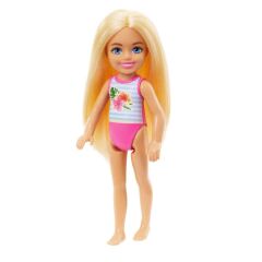 Barbie Chelsea Tatilde Bebekleri GLN73 - Sarışın - Çiçek Atletli Htk25