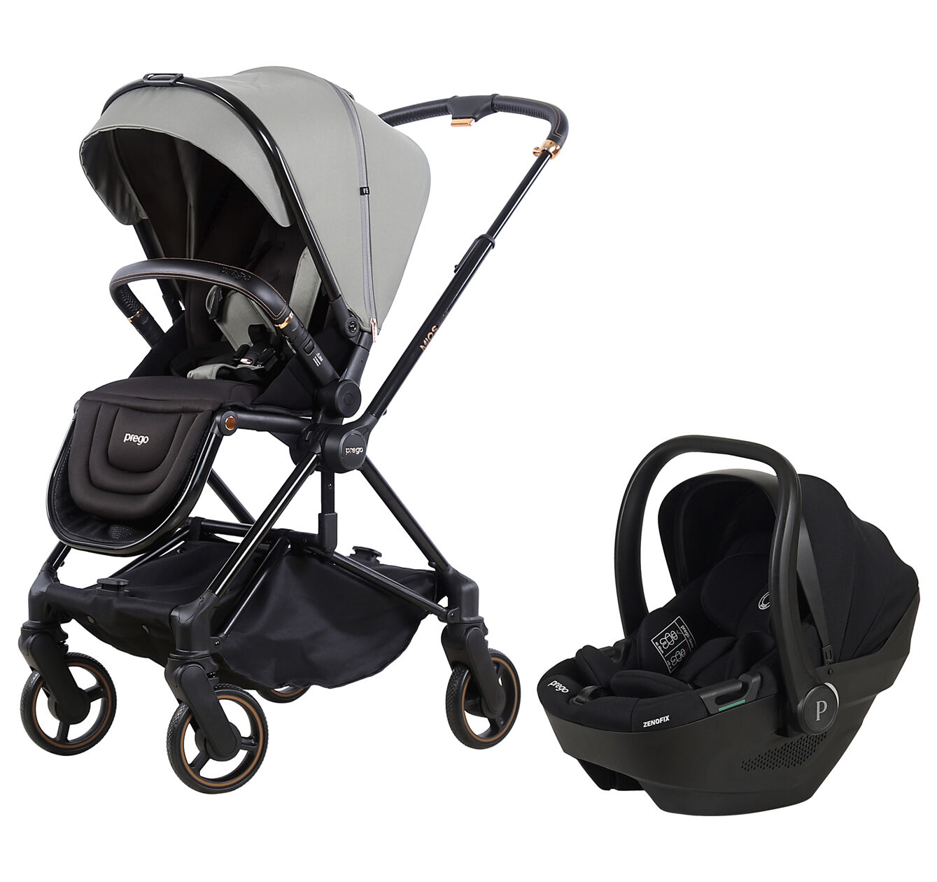 PREGO MİOS PREMİUM İ-SİZE BEBEK ARABASI YEŞİL-2415