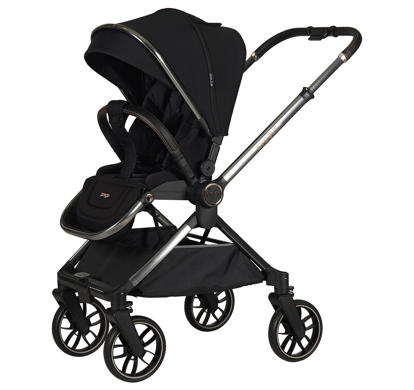 PREGO EVOQUE İ-SİZE BEBEK ARABASI SİYAH - 2425