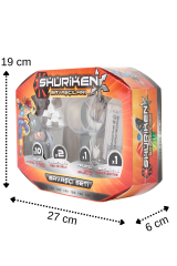 Shuriken Savaşçıları Savaşçı Seti - Fırlatıcılı Atış Oyunu