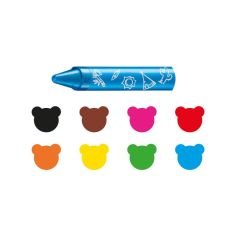 CARİOCA® Bebek Yıkanabilir Mum Pastel Boya 8'li 2+ Yaş