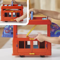 Peppa Pig 2'si 1 Arada Parti Otobüsü F8881