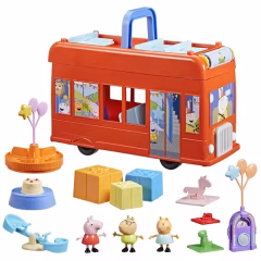 Peppa Pig 2'si 1 Arada Parti Otobüsü F8881