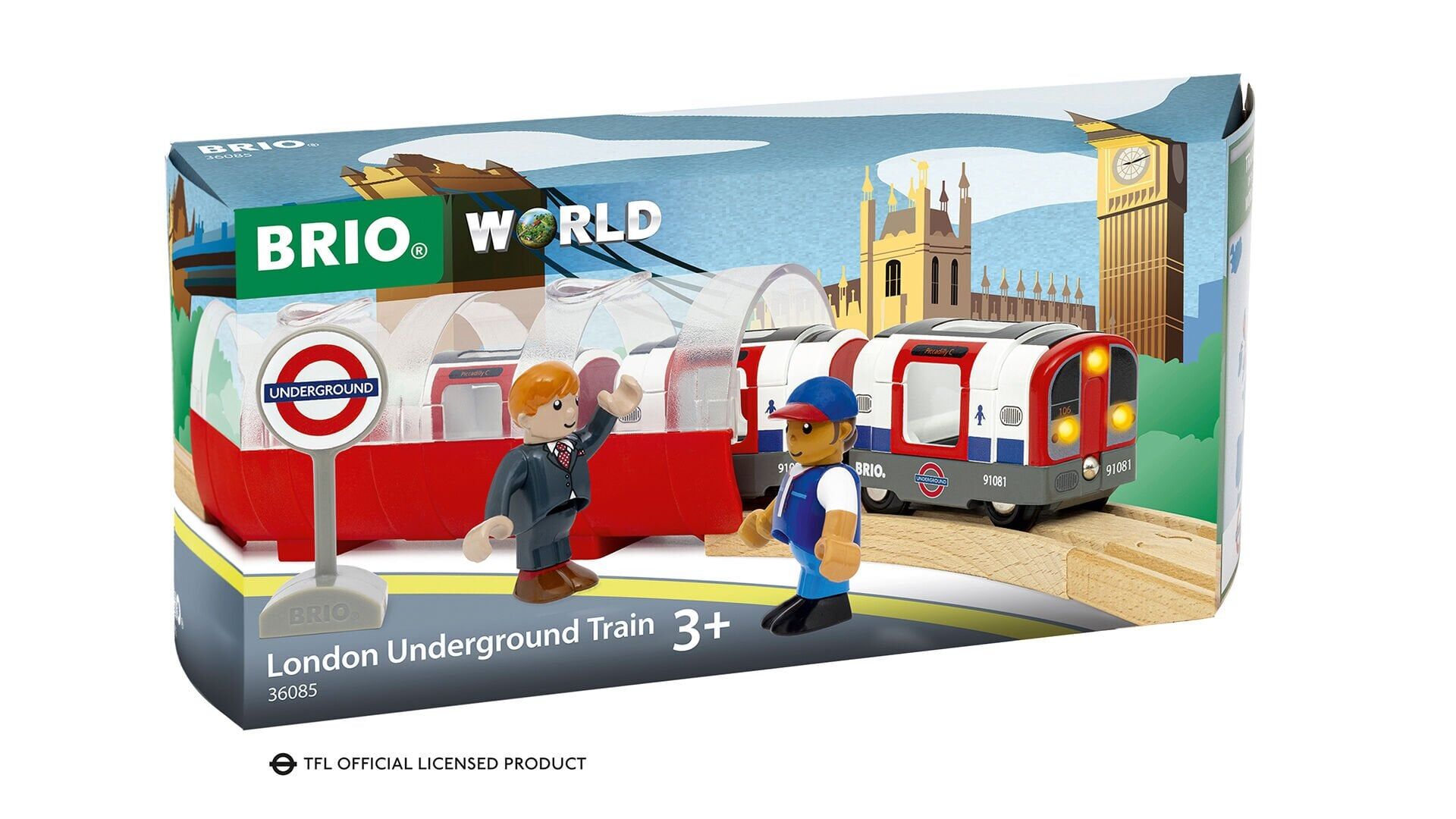BRIO Londra Metro Treni - Dünya Trenleri Serisi (36085)