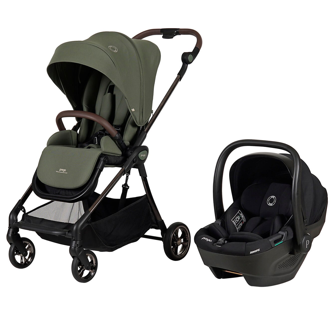 PREGO LYON İ-SİZE BEBEK ARABASI YEŞİL- 2450