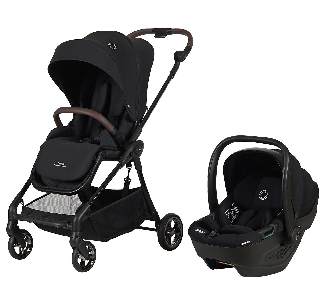 PREGO LYON İ-SİZE BEBEK ARABASI SİYAH- 2450