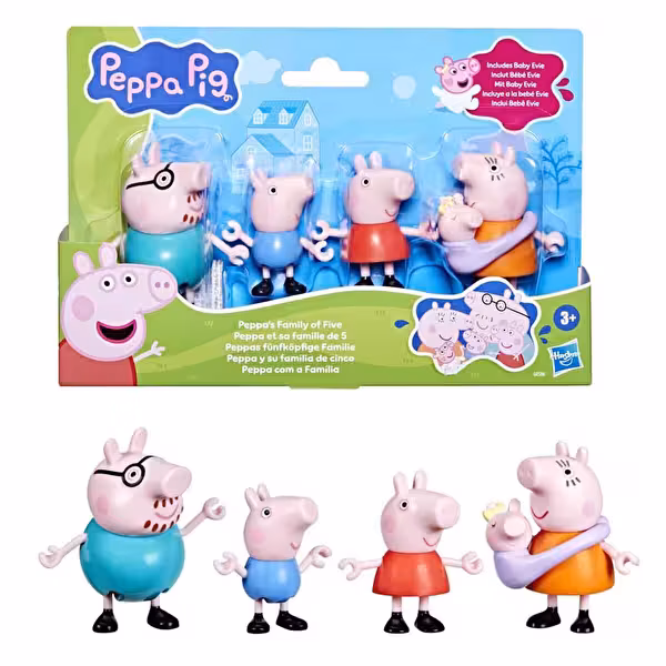 Peppa Pig ve Ailesi 5’li Figür Seti G0506