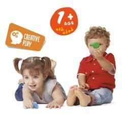 CARİOCA® Teddy Bebek Crayons 6'lı 1+ Yaş