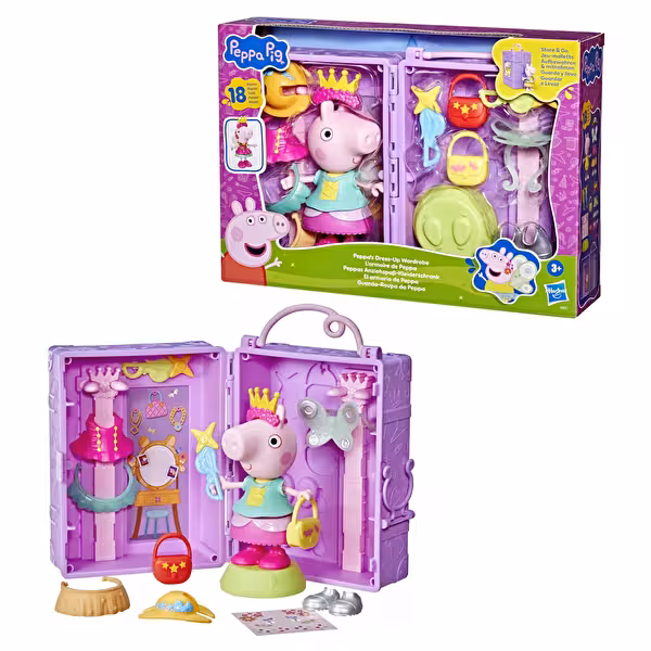 Hasbro Peppa Pig Peppa'nın Giydirme Dolabı Oyun Seti G1017