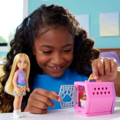 Barbie Chelsea Köpekçiğin Taşıma Çantası Oyun Seti- JDF89