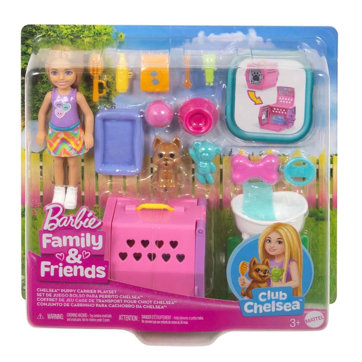 Barbie Chelsea Köpekçiğin Taşıma Çantası Oyun Seti- JDF89