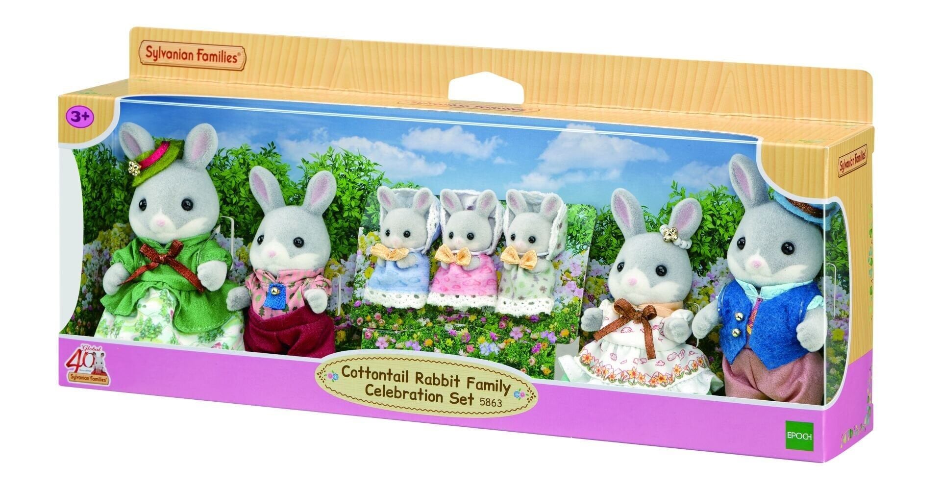 Sylvanian Families Tavşan Ailesi Kutlama Seti (5863)