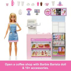 Barbie nin Kahve Dükkanı Oyun Seti HXN94