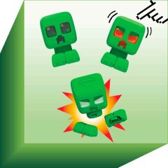 Minecraft Sesli ve Işıklı Evcil Creeper Figürü-   JGX49