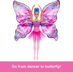Barbie Kelebek Dansçı Bebek HXJ10