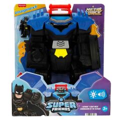 Sesli ve Işıklı Fisher-Price Imaginext DC Metal Force Super Friends Batman Uçuş Aracı-  JDL03