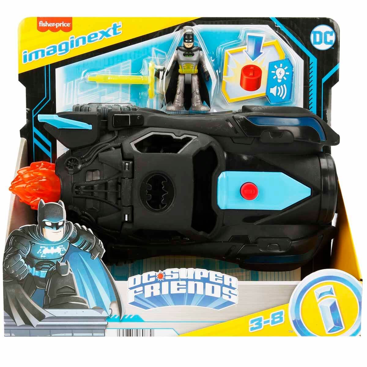 Fisher Price Imaginext Sesli ve Işıklı DC Super Friends Batmobil-  HGX96