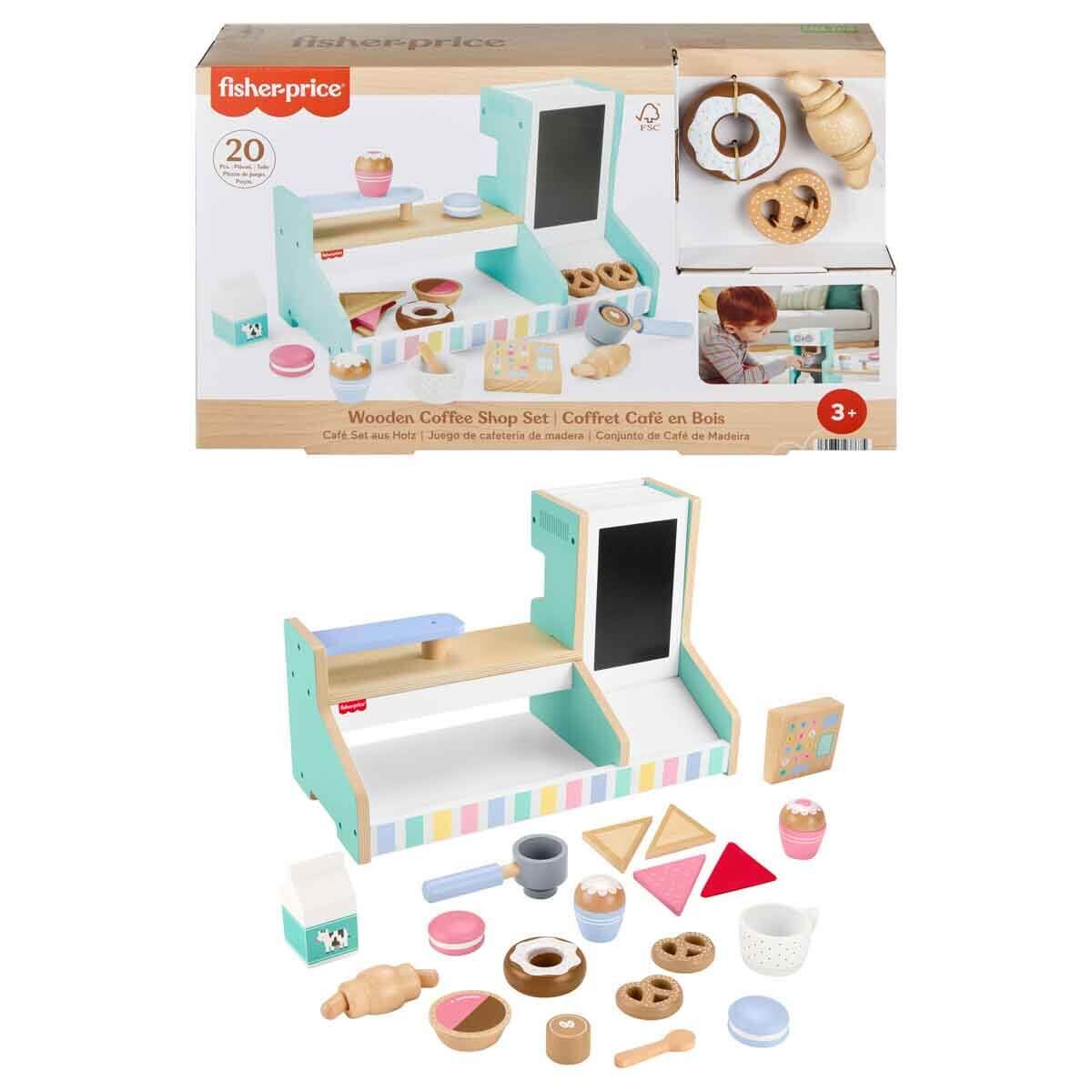 Fisher-Price Ahşap Kahve Dükkanı Oyun Seti- HXV22