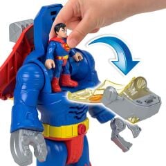 Sesli ve Işıklı Imaginext DC Super Friends Superman Insider ve Exo Kostümü-  JCT47
