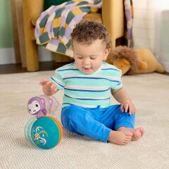 Fisher-Price Emekleme Arkadaşı Müzikli Mor Maymun- JLB95