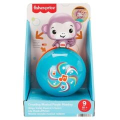 Fisher-Price Emekleme Arkadaşı Müzikli Mor Maymun- JLB95