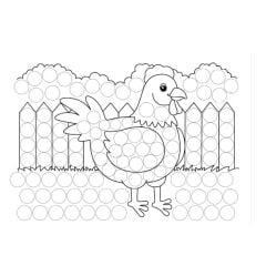 Lino Dot Markers Boyama Kitabı - Çiftlik