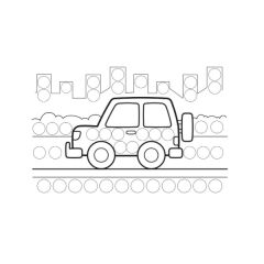 Lino Dot Markers Boyama Kitabı - Araçlar