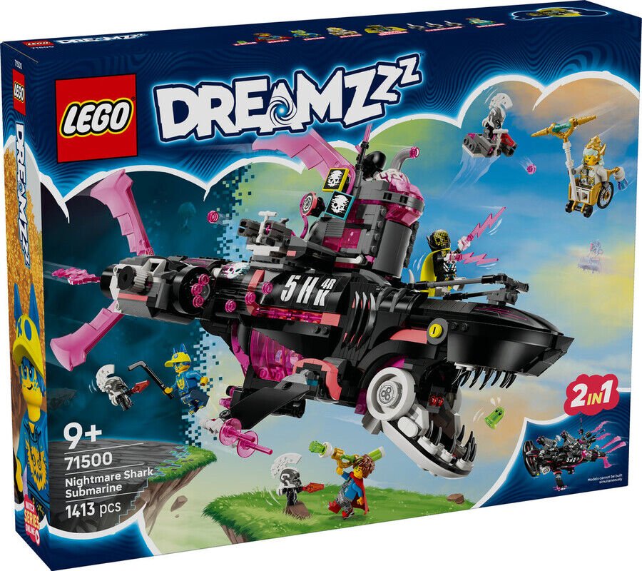 71500 LEGO® DREAMZzz™ Kabus Köpek Balığı Denizaltısı