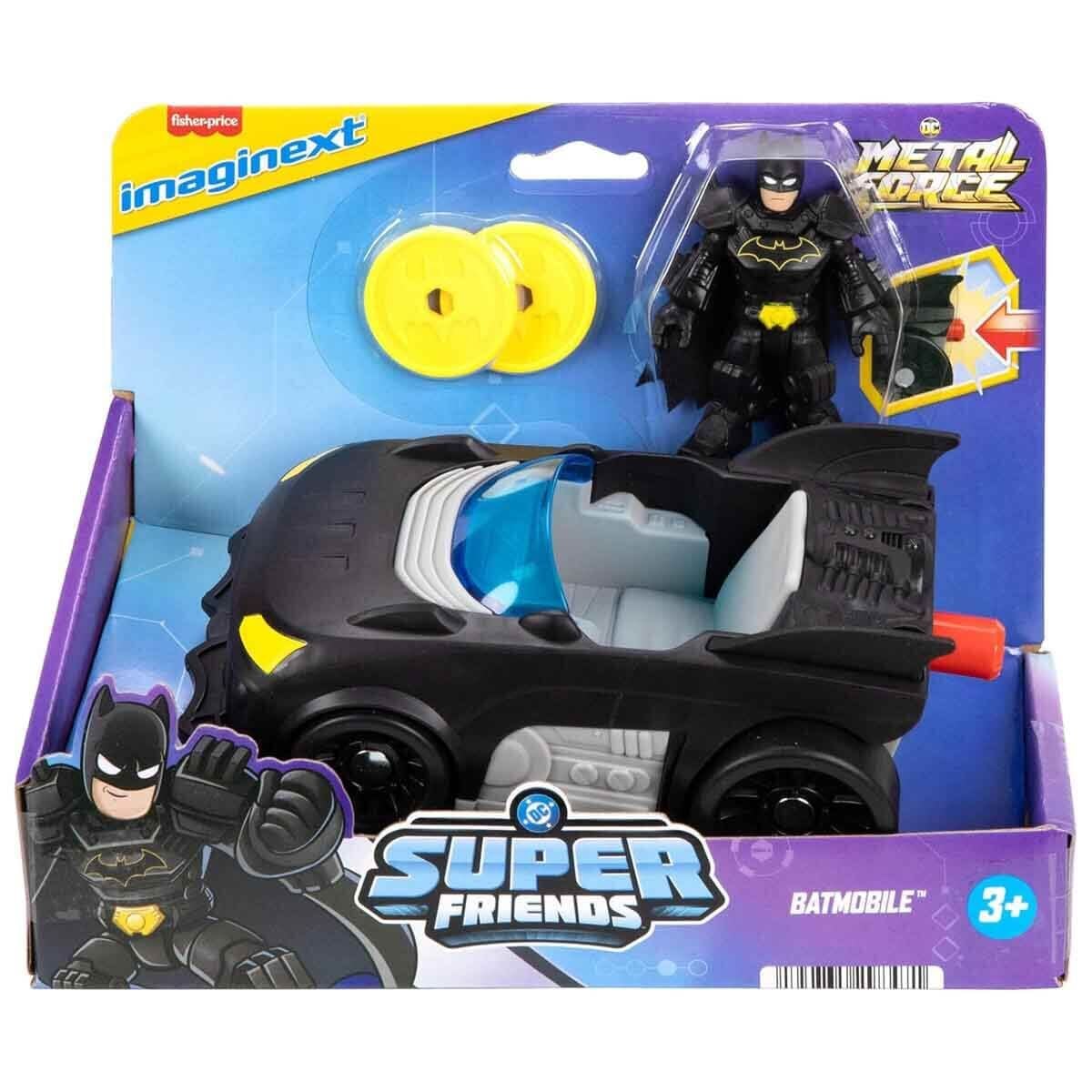 Fisher Price Imaginext DC Super Friends Metal Force Oyun Seti - Batmobile- JFJ68