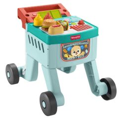 4in1 Fisher Price Sesli ve Işıklı Eğlen ve Öğren Alışveriş Sepeti Yürüteç- JLM95