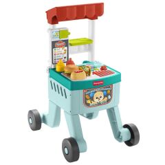 4in1 Fisher Price Sesli ve Işıklı Eğlen ve Öğren Alışveriş Sepeti Yürüteç- JLM95