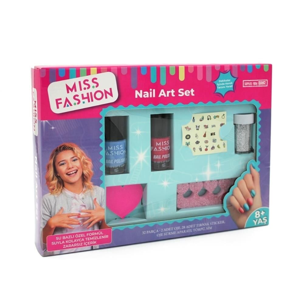 Samatlı Oyuncak Miss Fashion Nail Art Makyaj Set 67303