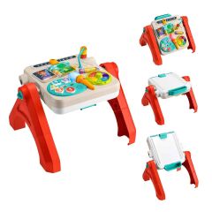 4in1 Fisher Price Sesli ve Işıklı Eğlen ve Öğren Aktivite ve Çizim Masası- JLM96