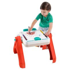 4in1 Fisher Price Sesli ve Işıklı Eğlen ve Öğren Aktivite ve Çizim Masası- JLM96