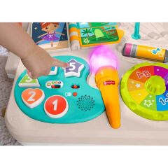 4in1 Fisher Price Sesli ve Işıklı Eğlen ve Öğren Aktivite ve Çizim Masası- JLM96