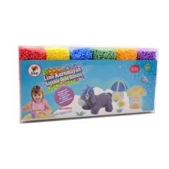 Lino Kurumayan Köpüklü Oyun Hamuru 6 Renk x 10 gr. PVC Kutu