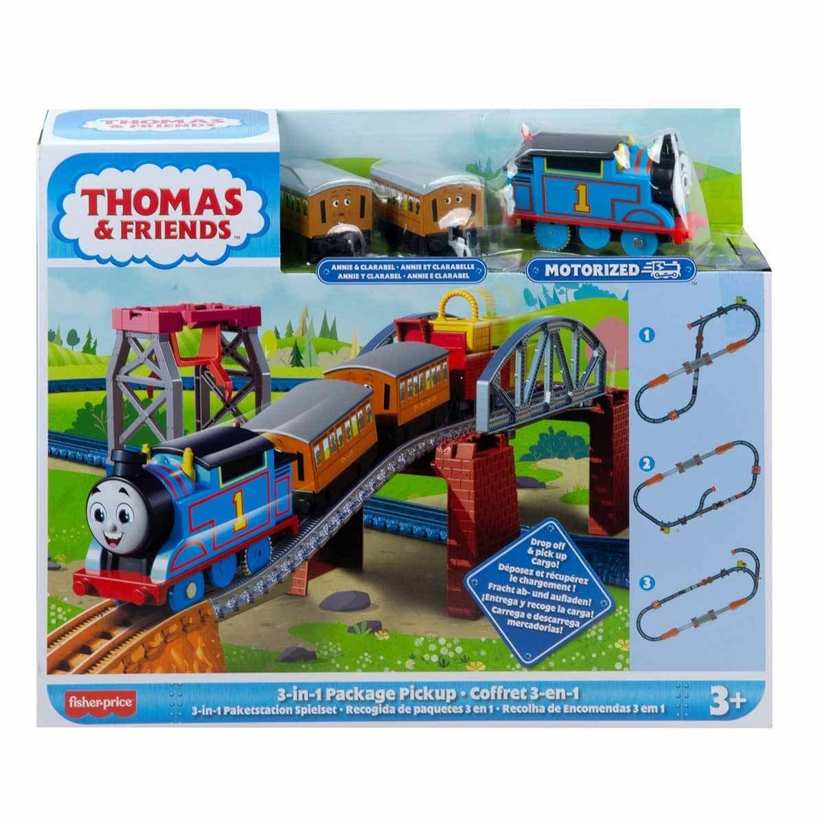 Fisher Price Thomas ve Arkadaşları 3'ü 1 Arada Kargo Macerası Oyun Seti-  HGX64