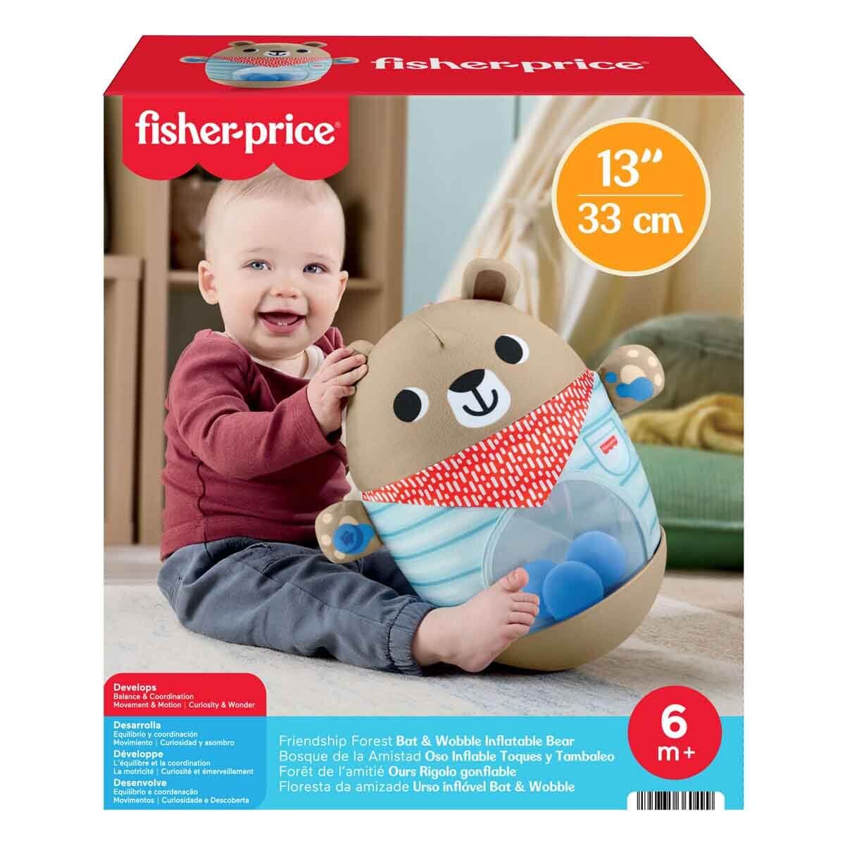 Fisher Price Kamp Zamanı Hacıyatmaz Ayıcık 33 cm- JLB83