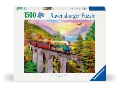 1500 Parça Puzzle Köprüde Tren (120007951)